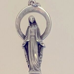 Retired James Avery  Ave Maria Charm/Pendant. MINE IS THE ORIGINAL 1981 RELEASE.